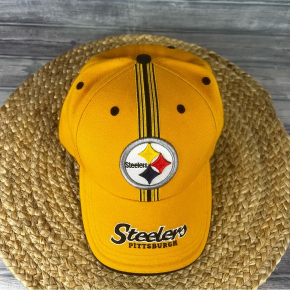 PITTSBURGH STEELERS Football VINTAGE Twins Enterprise Hat Hook Loop Cap NFL - Picture 10 of 12